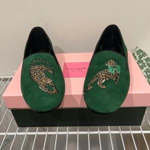 Kate Spade Leopard Loafers